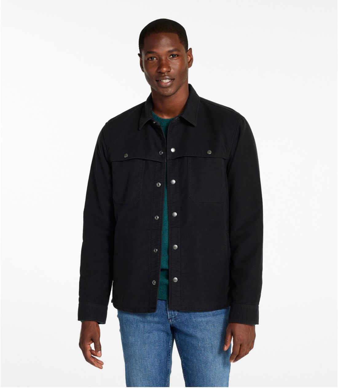 メンズ シグネチャー・ヘリテージ・モールスキン・シャツ・ジャック