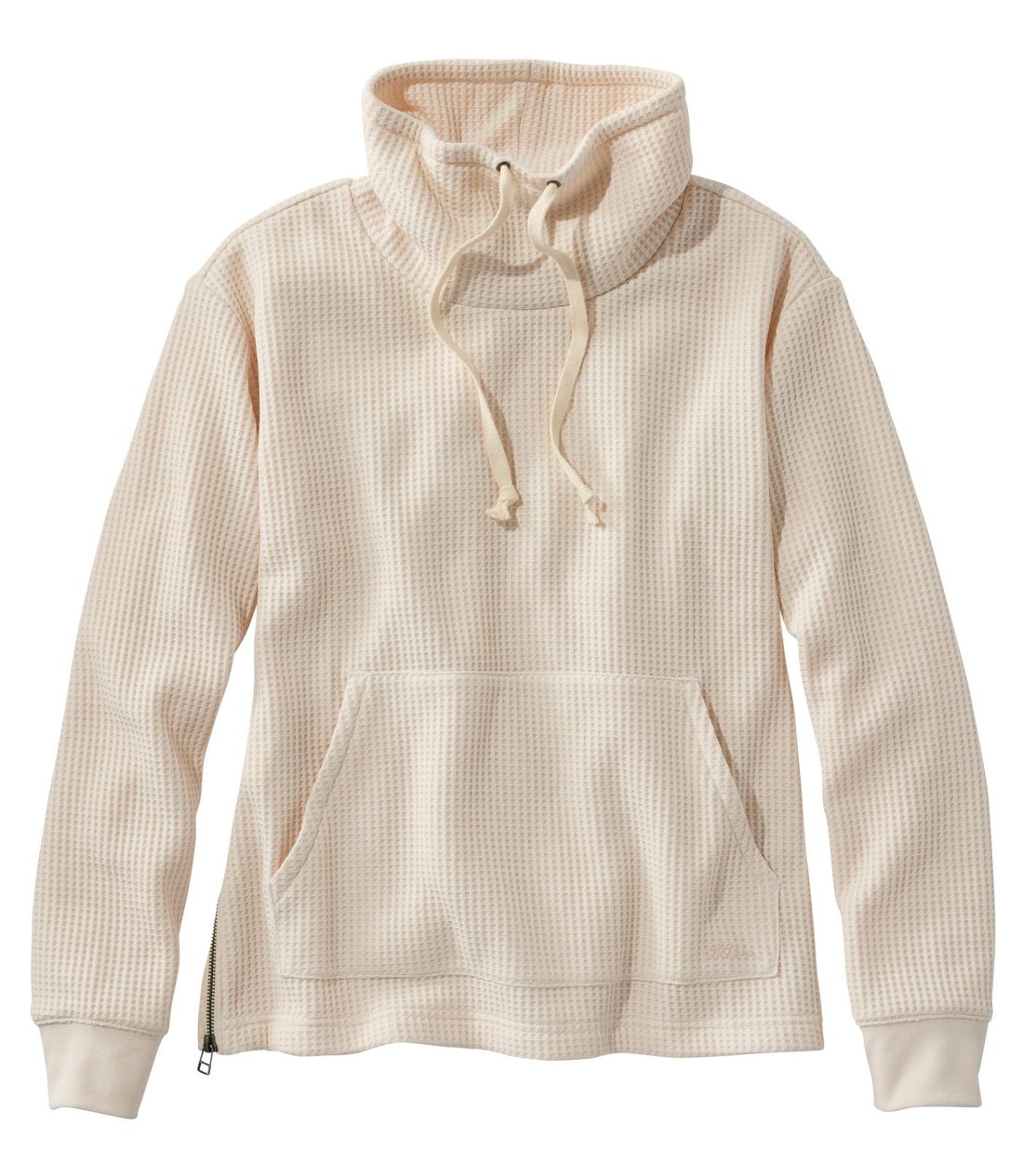 シグネチャー・ブラッシュバック・ワッフル・ファネルネック