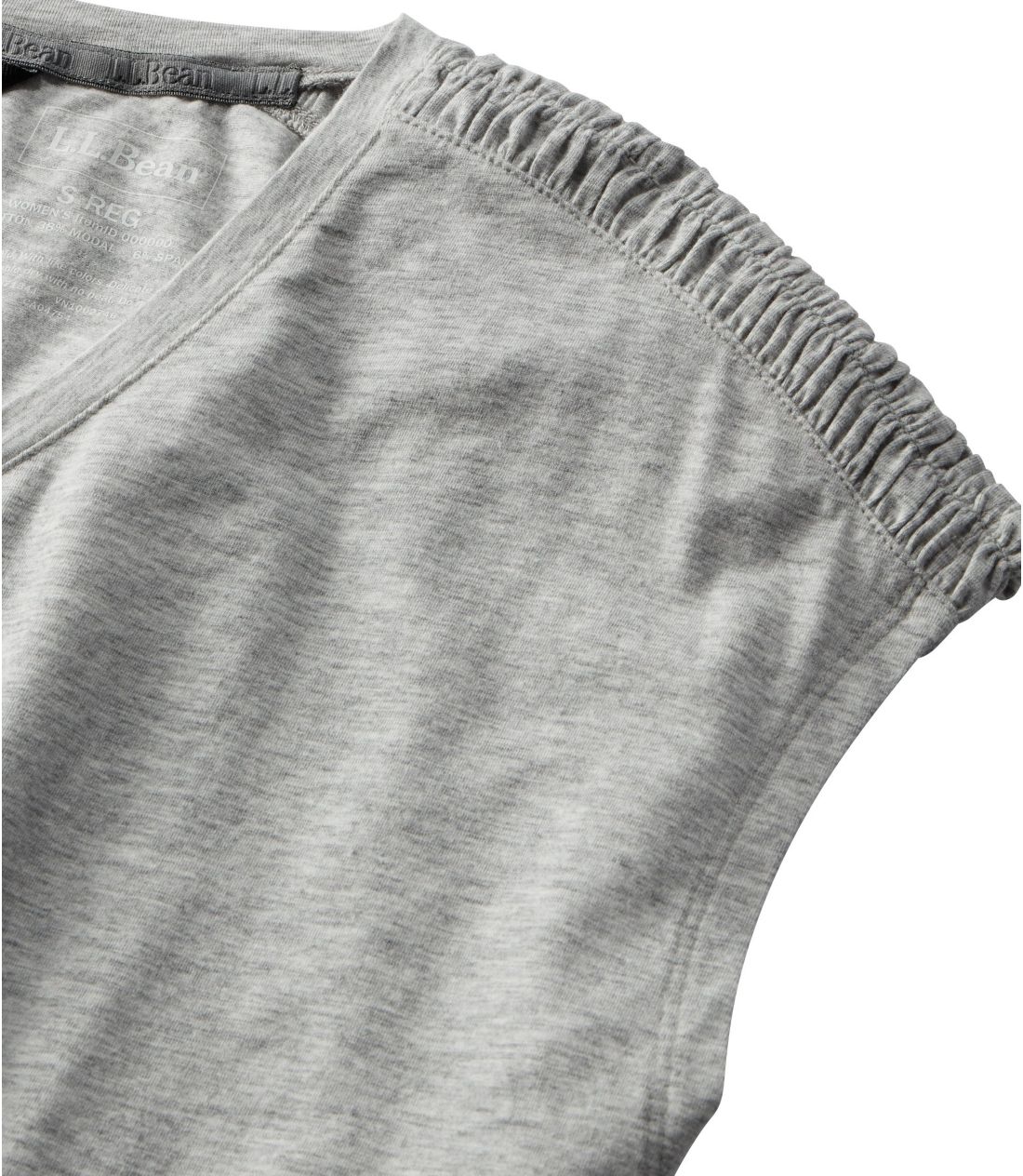tシャツ ビヨンド・ソフト・Vネック・ティ、半袖 米国フィット・プチ レディース Women's Beyond Soft V-Neck Tee, Short-Sleeve Print