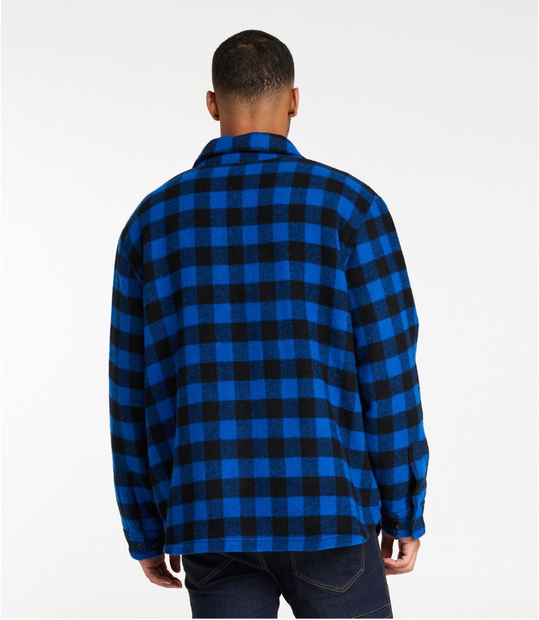 メンズ メイン・ガイド・シェルパ・ラインド・ウール・シャツ 通販