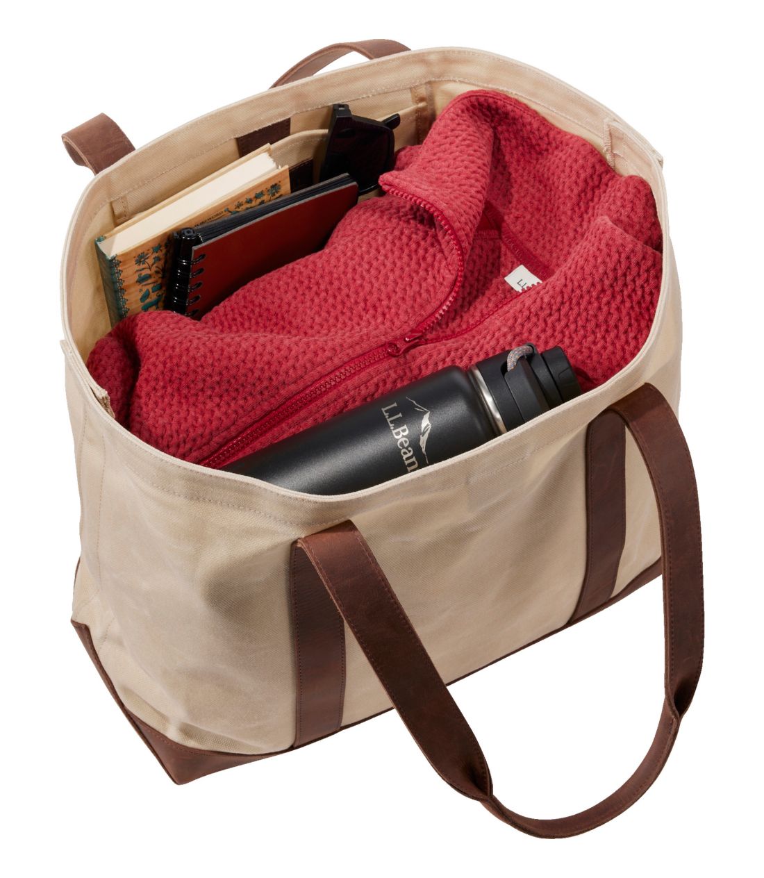 レザートリム・ワックスキャンバス・トート 通販｜L.L.Bean公式