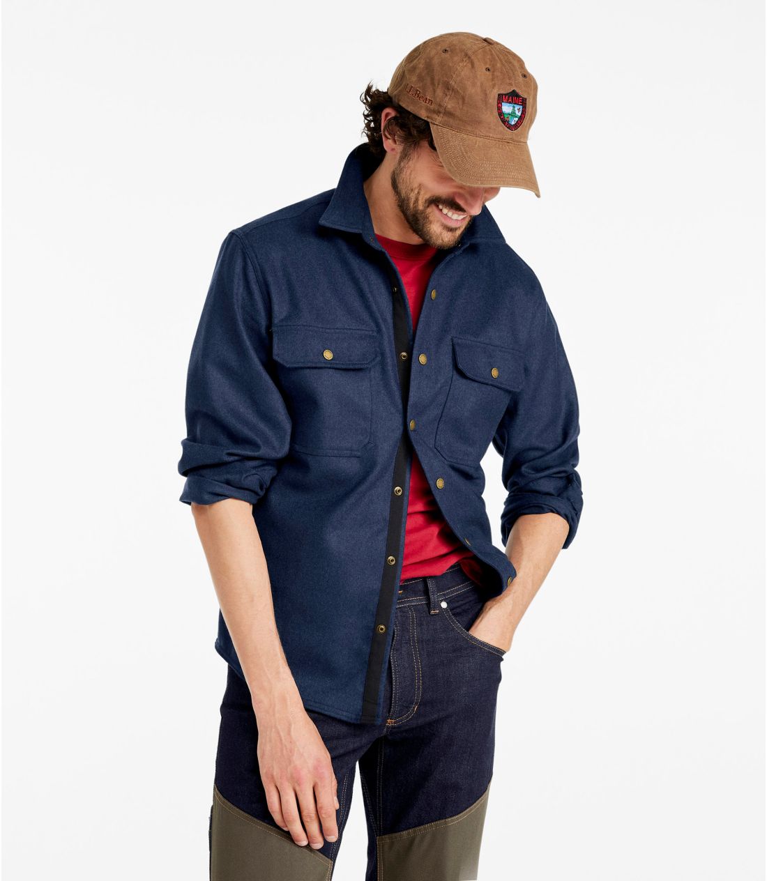 メンズ メイン・ガイド・ウール・フィールド・シャツ 通販｜L.L.Bean