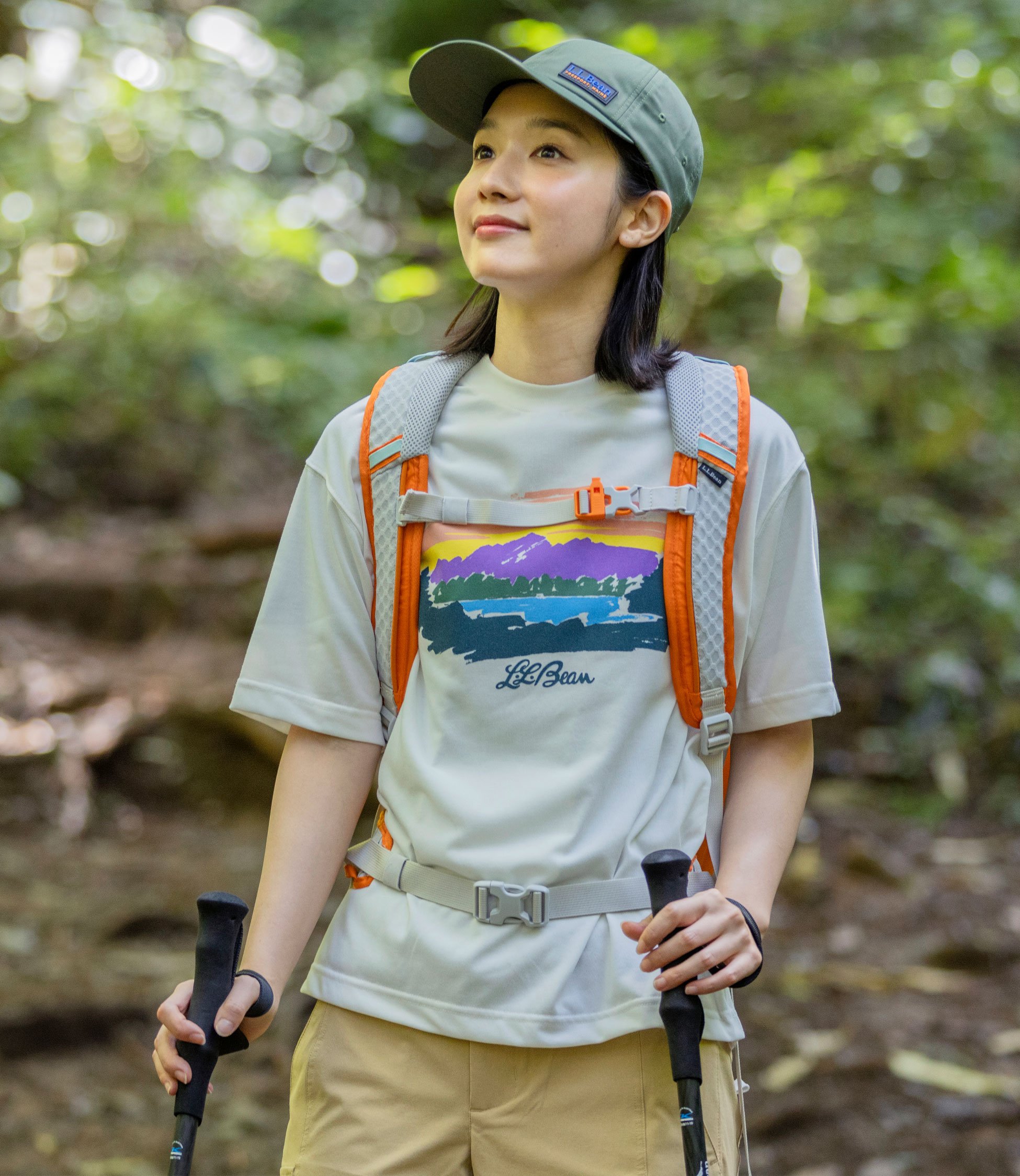 tシャツ 「JAPAN EDITION」カントン・マウンテン・レイク・グラフィック・ティ レディース ウィメンズ カントン・マウンテン・レイク・グラフィック・ティ