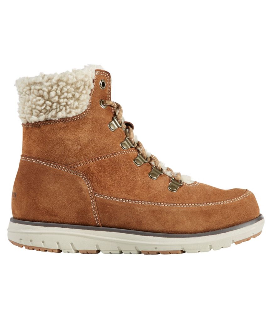 women's mountain lodge boots sherpa insulated lace up