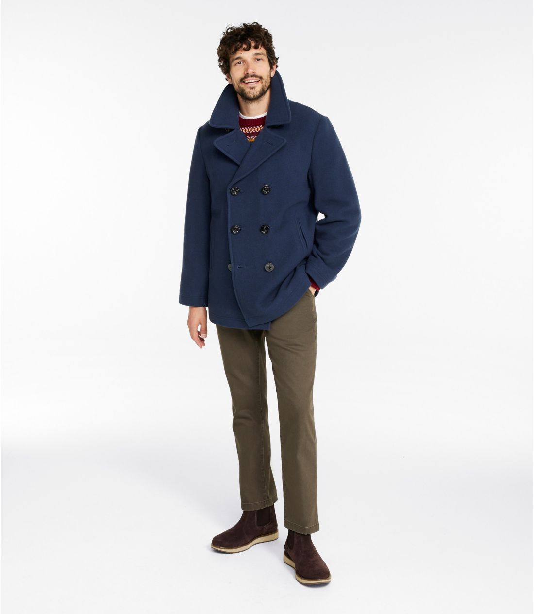 ＬＬ Ｂｅａｎ　エルエルビーン　ウールピーコート　Ｍ　USA製　美品 メンズ エル・エル・ビーン・ウール・ピーコート 通販｜L.L.Bean