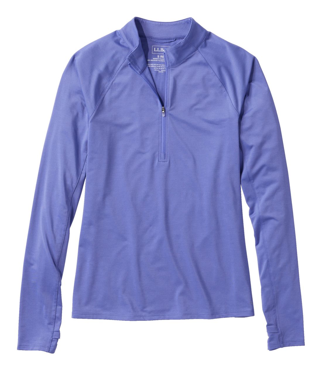 アクセス・トレイル・プルオーバー、長袖　クォータージップ