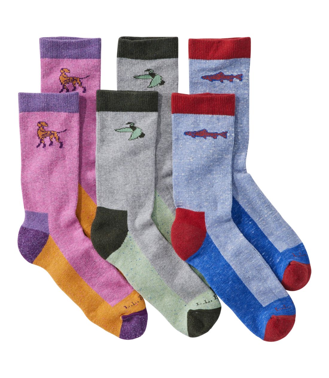 ウィケッド・ソフト・コットン・ソックス・アニマル・ギフト・セット、3足入り