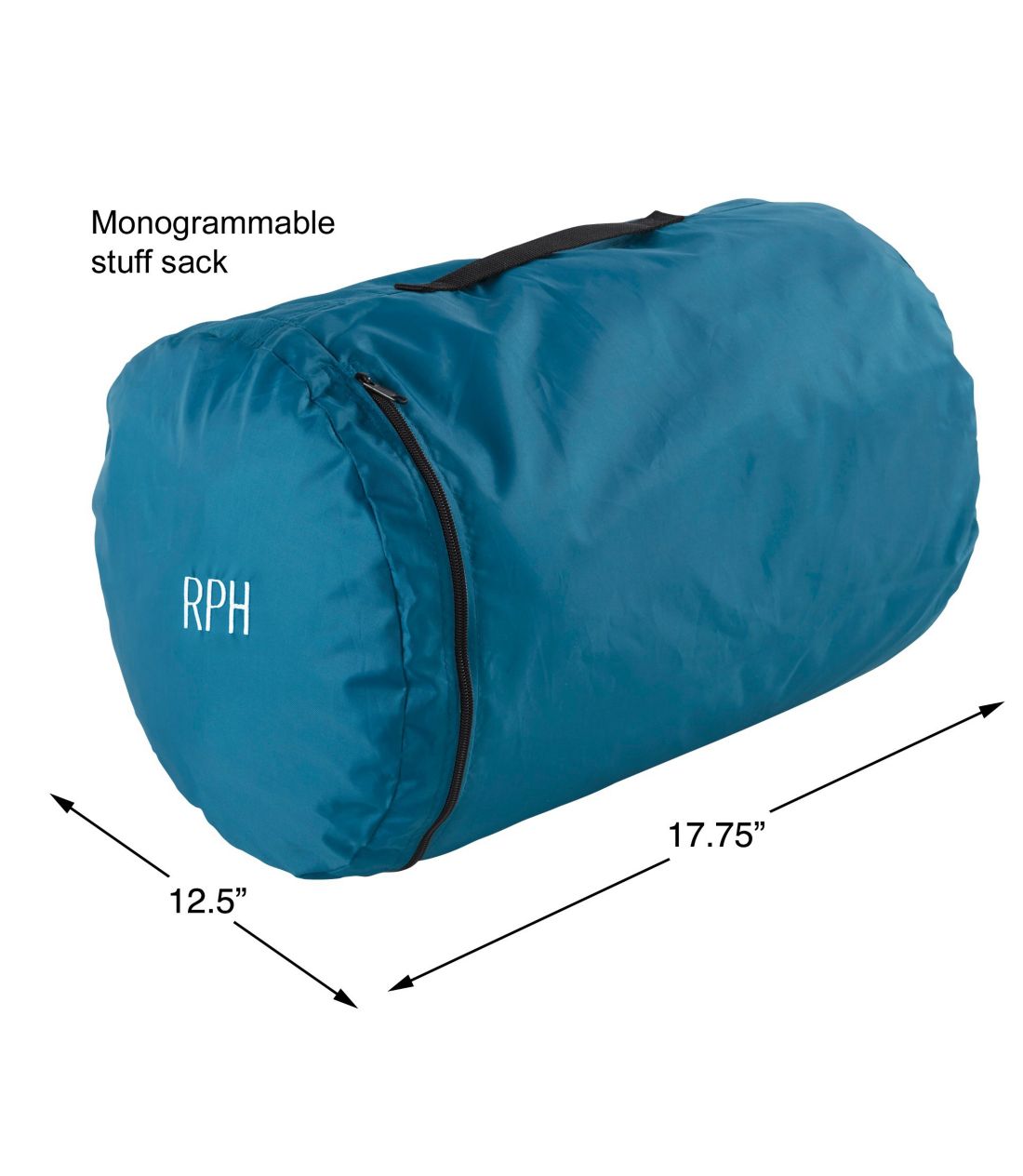 キャンプ・スリーピング・バッグ、混紡素材の裏地付き　レギュラー 4℃