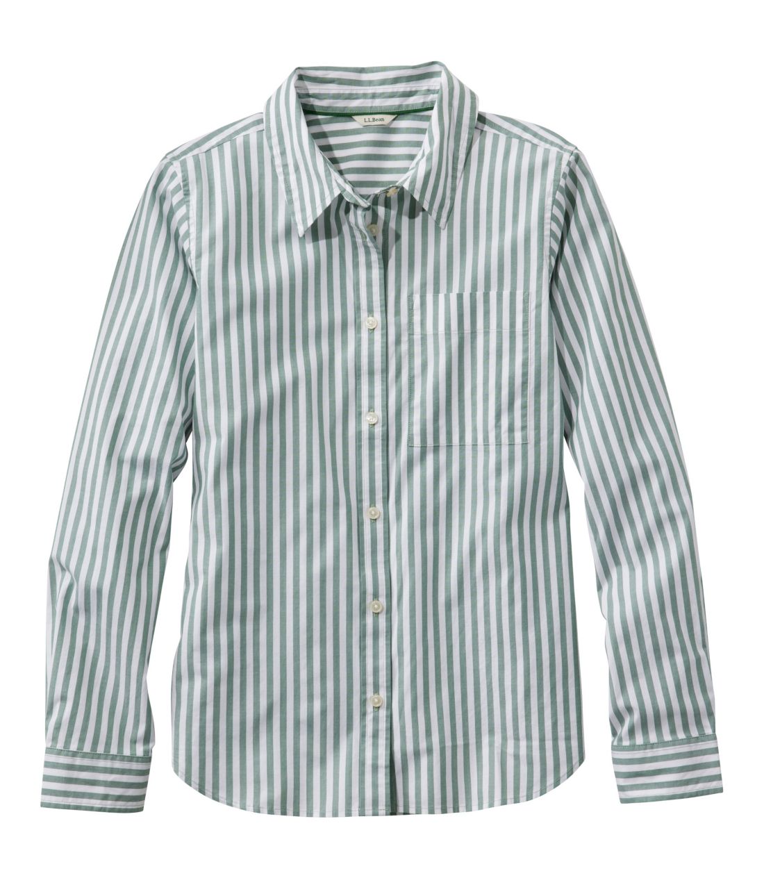 エッセンシャル・コットン・ポプリン・シャツ、長袖