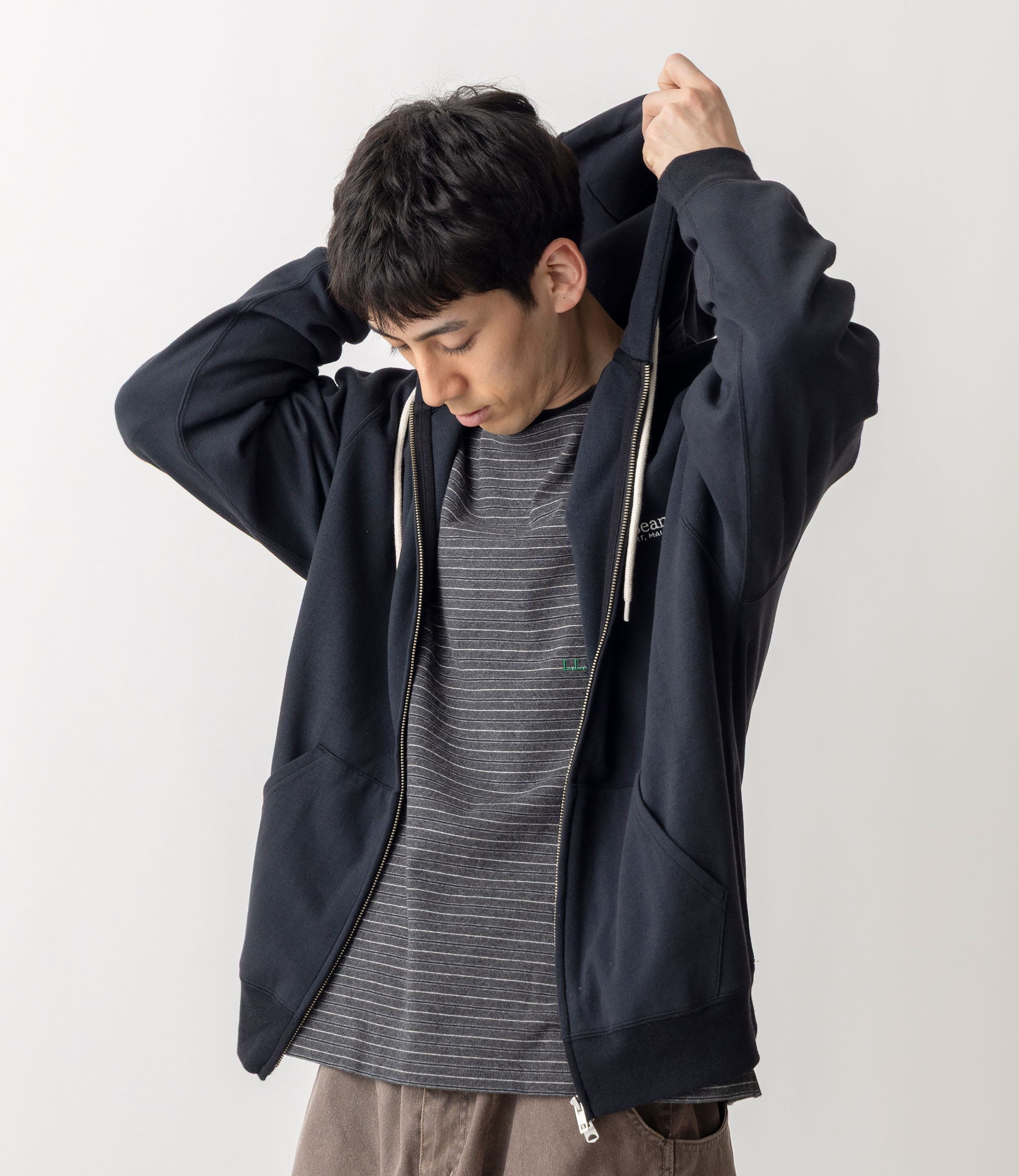 メンズ ポーテージ・フルジップ・フード・スウェットシャツ 通販｜L.L.