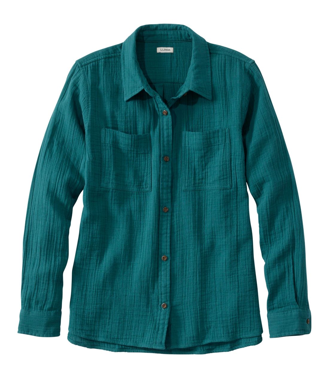 クラウド・ガーゼ・シャツ、長袖