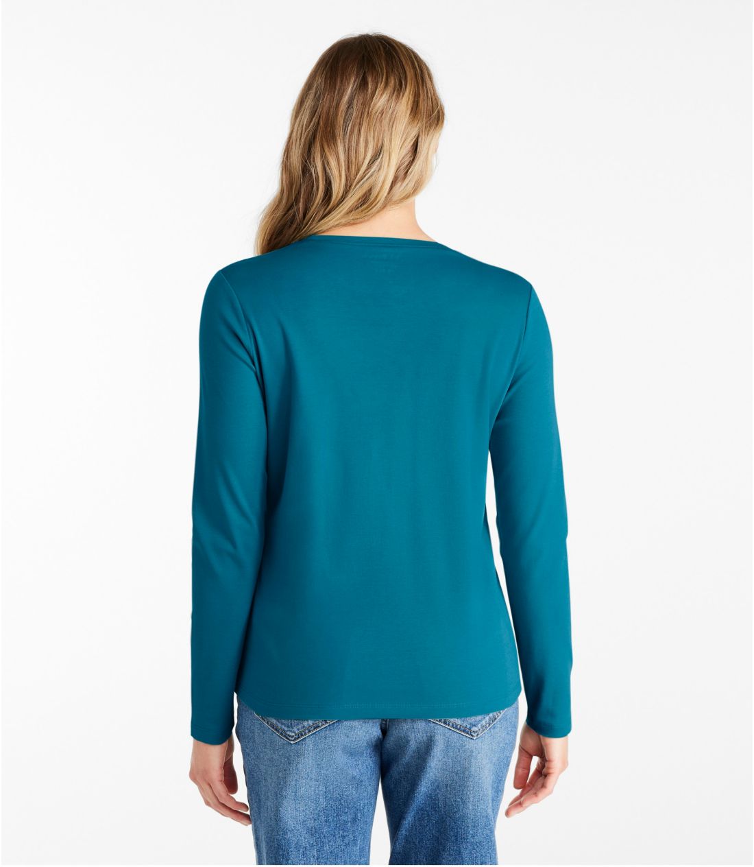 tシャツ エル・エル・ビーン・ティ、長袖　クルーネック 米国フィット・レギュラー レディース L.L.Bean tシャツ エル・エル・ビーン・ティ、長袖 クルーネック
