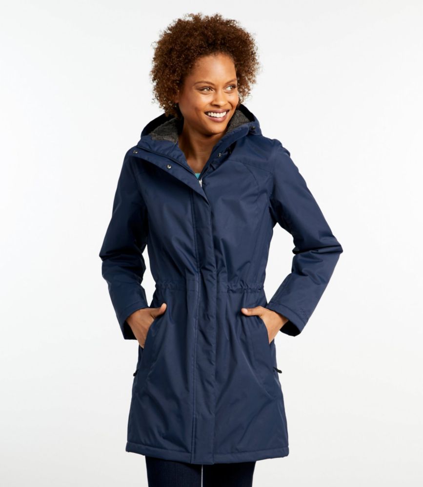 L.L.BEAN PRIMALOFT中綿入りナイロントレンチコート M