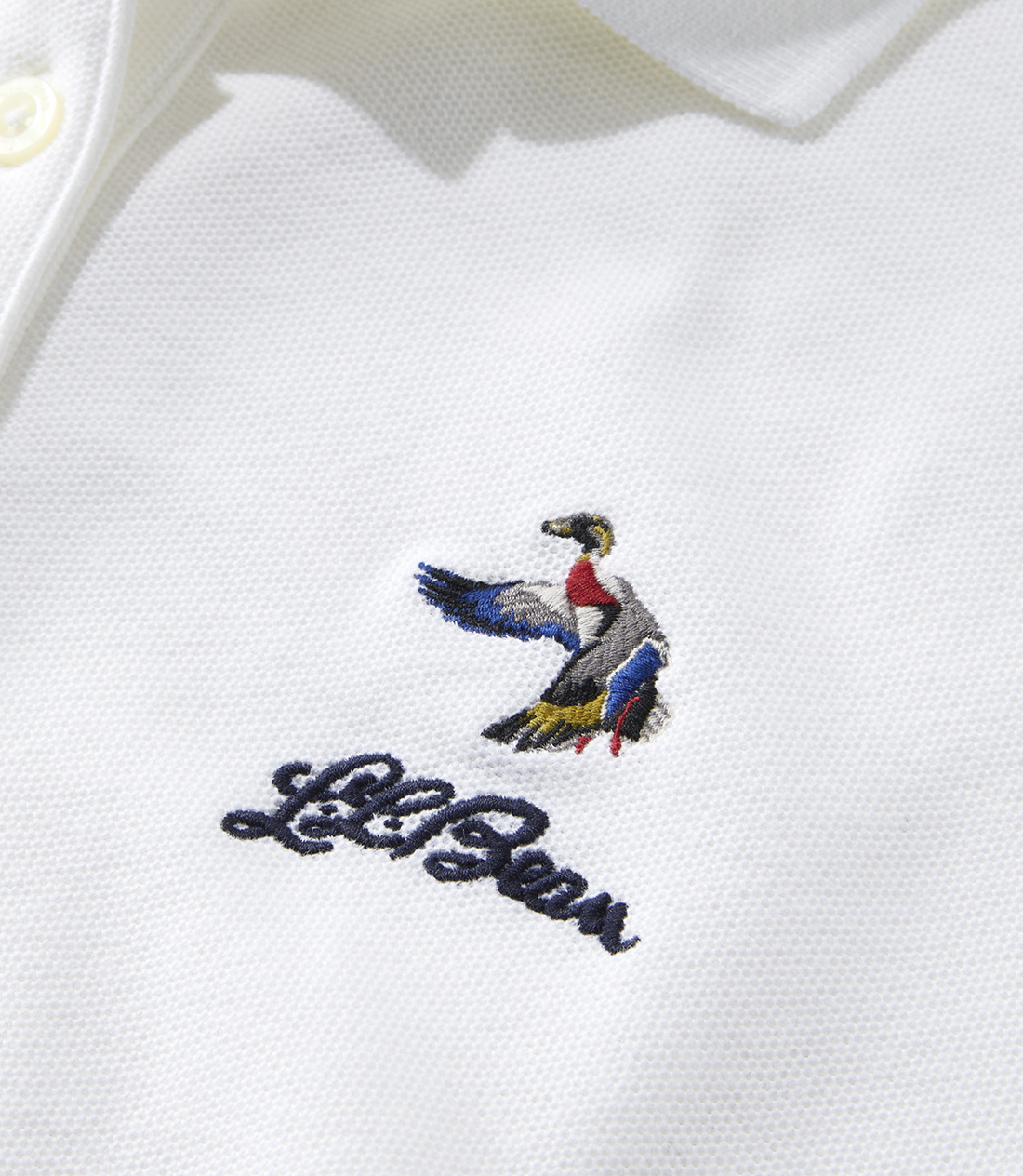 プレミアム・ダブル・エル・ポロシャツ、リラックス・フィット　半袖　スクリプト・ロゴ