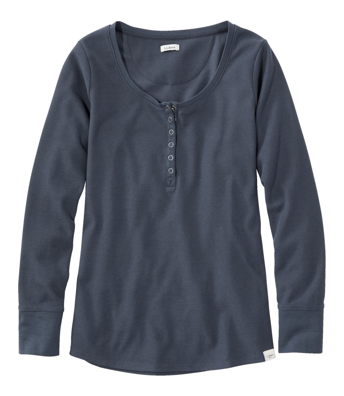 アンシュリンカブル・ミニワッフル・ティ、長袖　ヘンリー