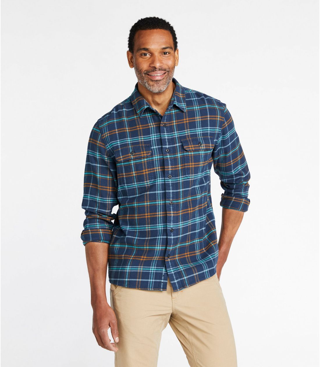 メンズ オーガニック・コットン・フランネル・シャツ 通販｜L.L.Bean 