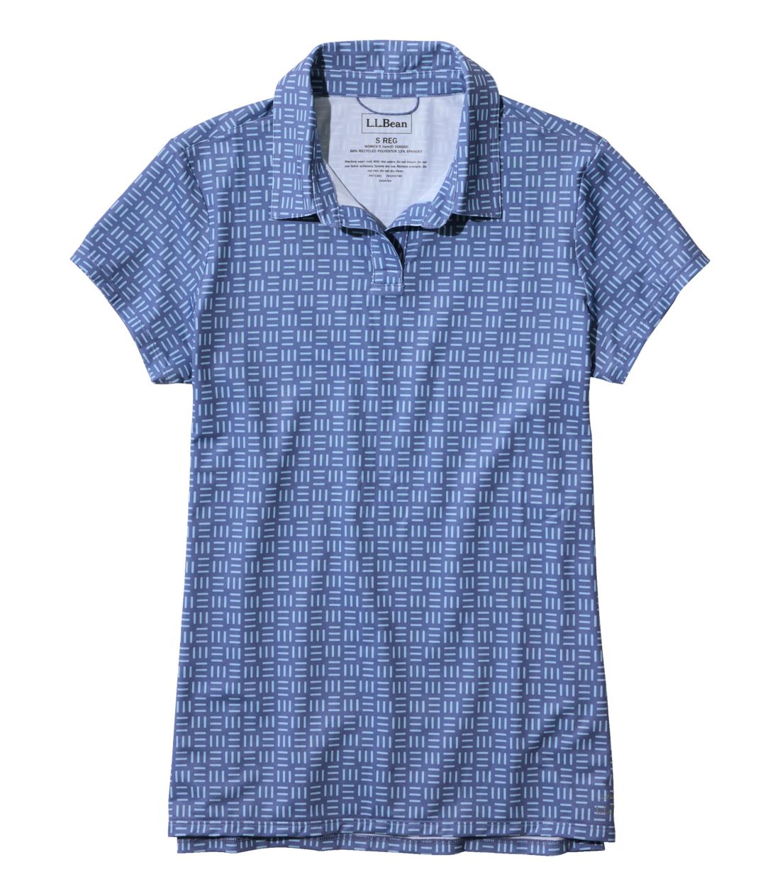 アクセス・トレイル・ポロシャツ、半袖　プリント