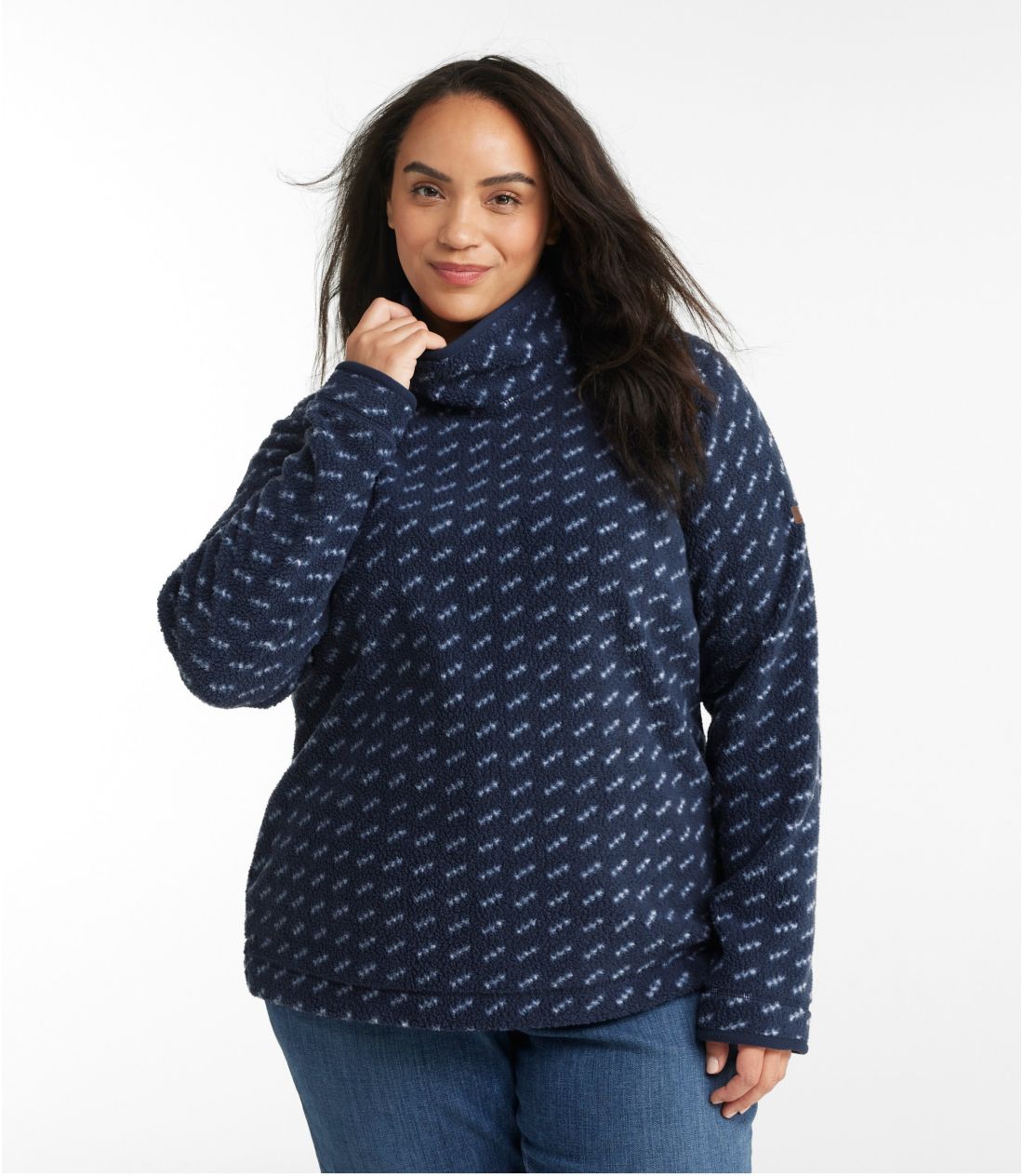 ウィメンズ コージー・コテージ・フリース、ファネルネック プルオーバー プリント 通販｜L.L.Bean公式オンラインストア