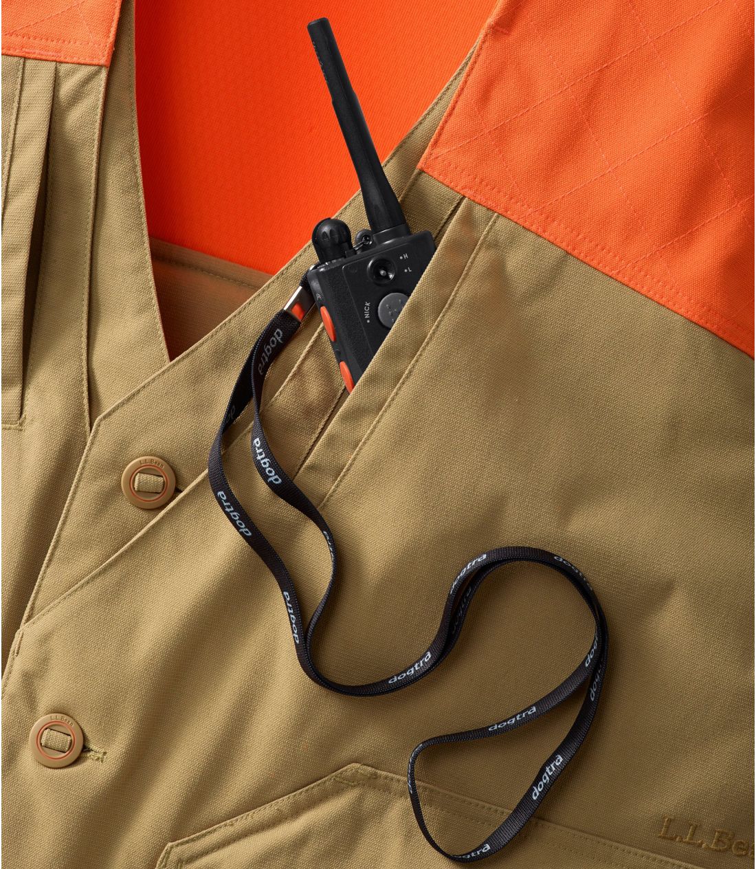 メンズ ダブル・エル・アップランド・ハンターズ・ベスト、ナイロン