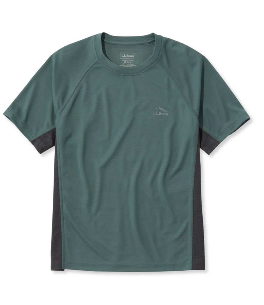 リッジ・ランナーTシャツ、半袖　カラーブロック