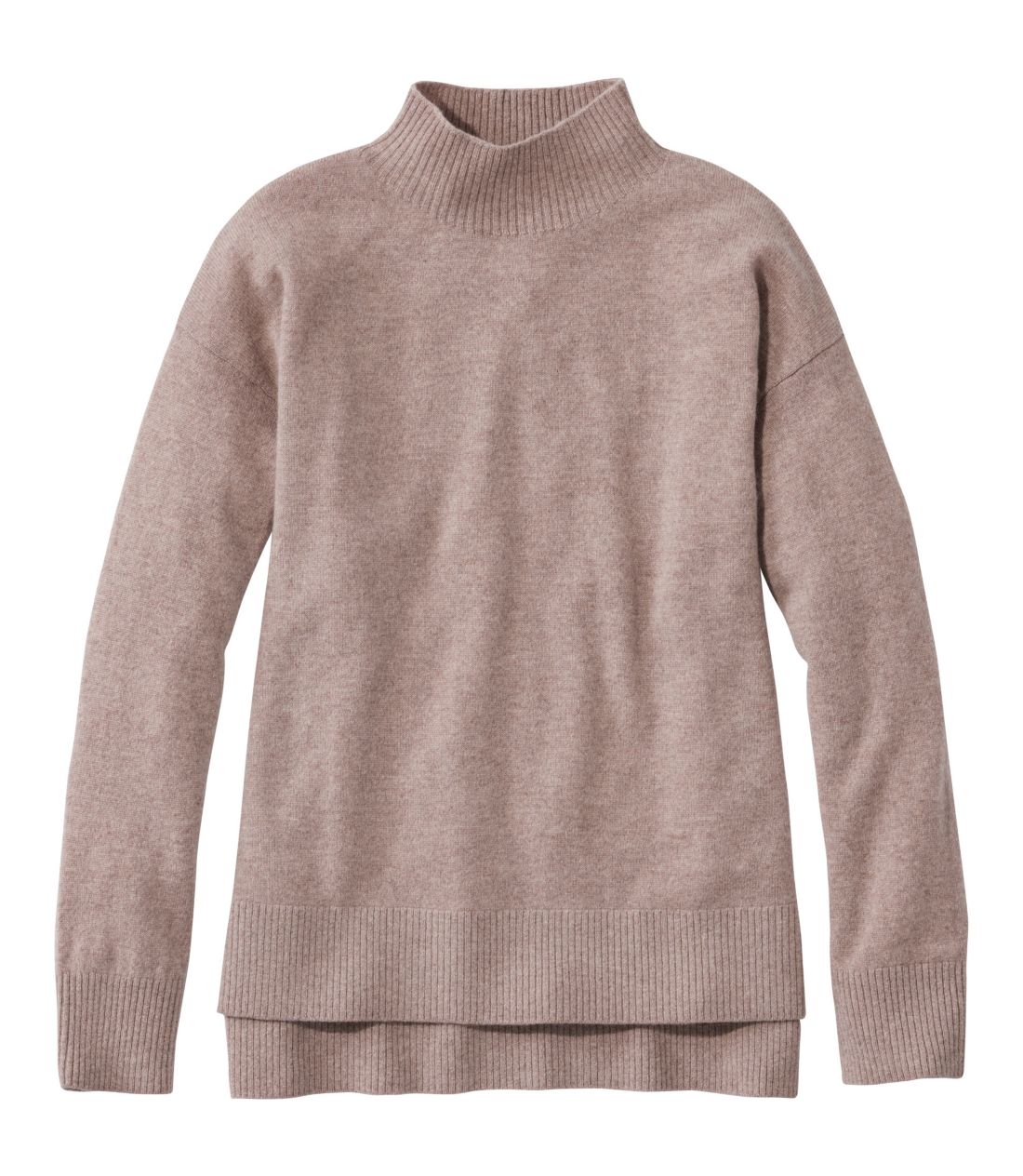 クラシック・カシミヤ・セーター、リラックス　モックネック