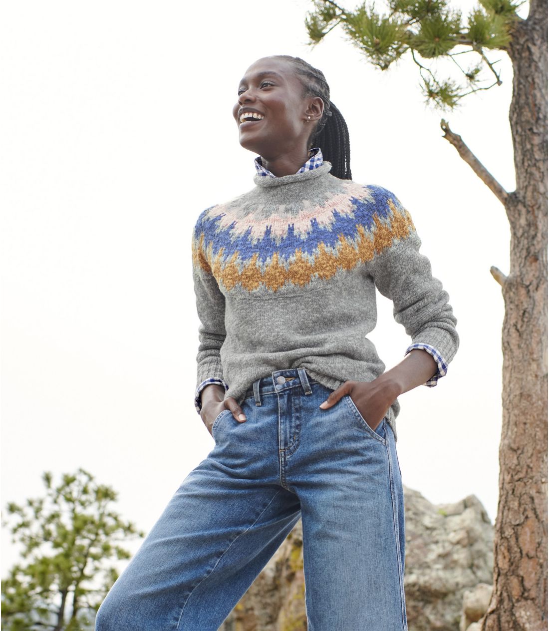 (取寄) エルエルビーン レディース コットン ラグ セーターズ ファンネル ネック women L.L.Bean P最大14倍6/27限定 (取寄) エルエルビーン レディース
