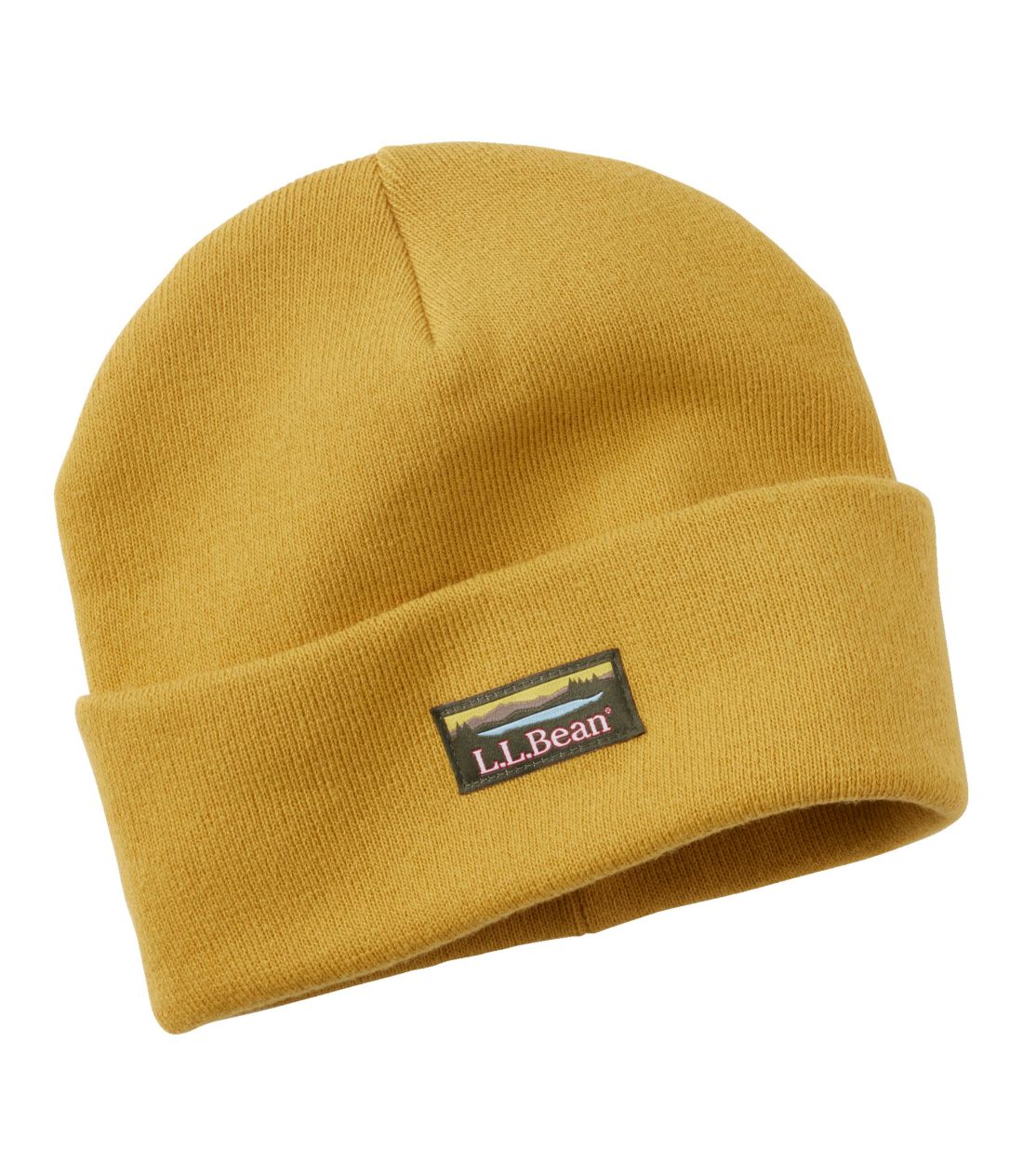 Yellow Adults L.L.Beanie Solid Free Size L.L.Bean