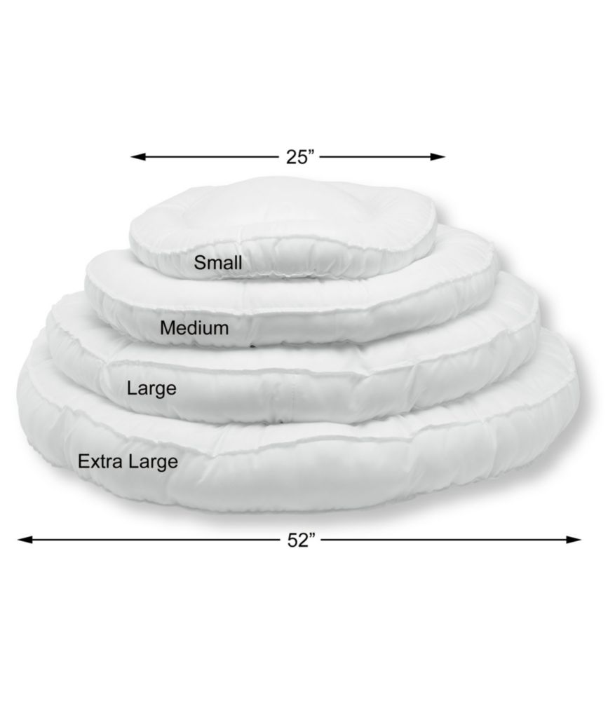 プレミアム・ドッグ・ベッド・交換用マットレス・インサート、円形