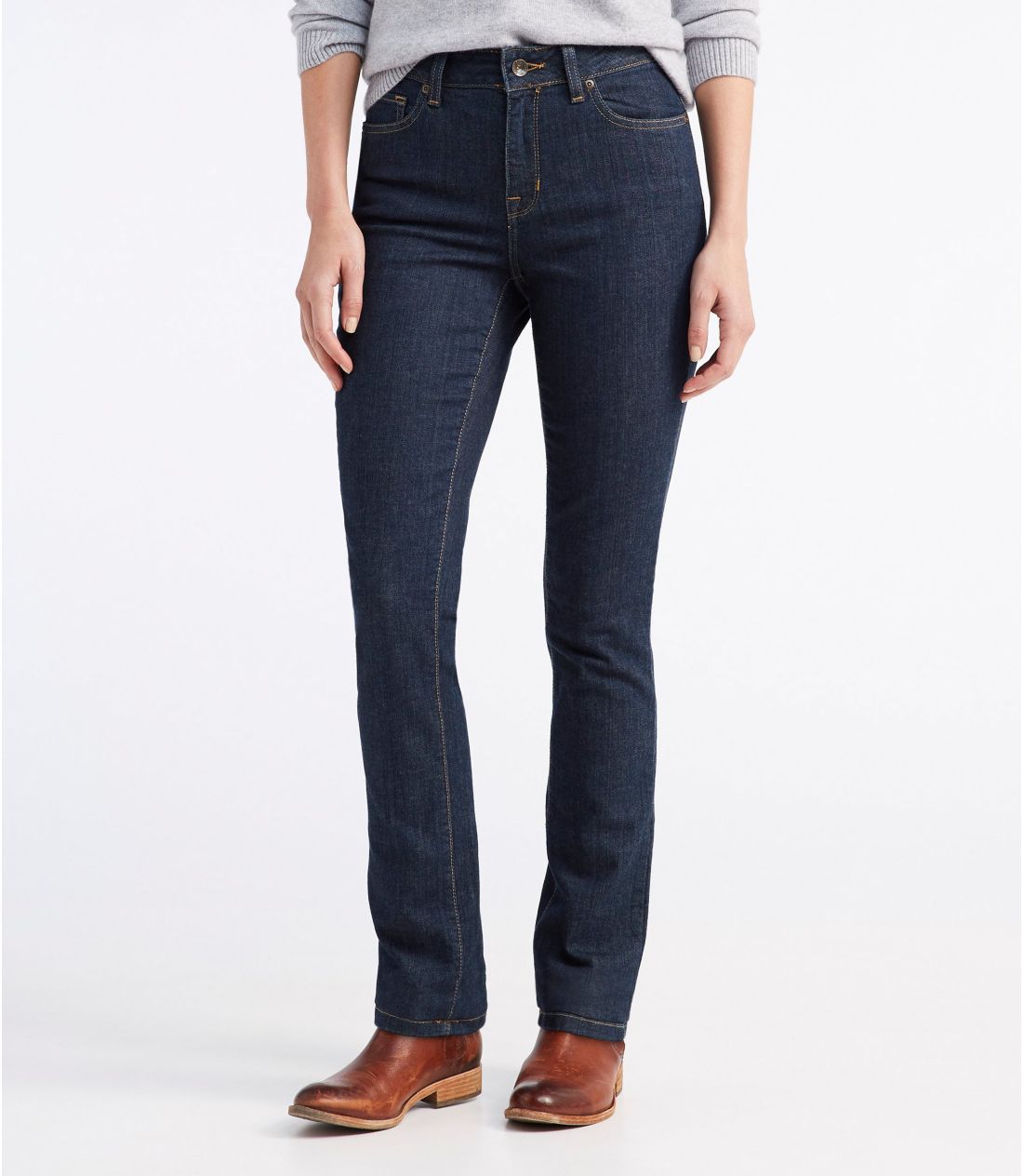 Women's True Shape Jeans, High-Rise Straight-Leg | Jeans at