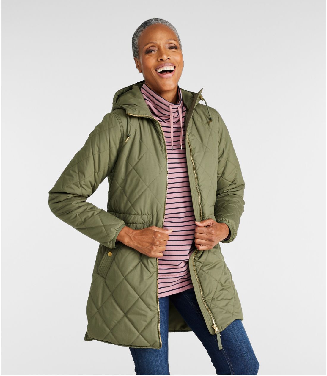 ウィメンズ ビーンズ・コージー・キルト・コート 通販｜L.L.Bean