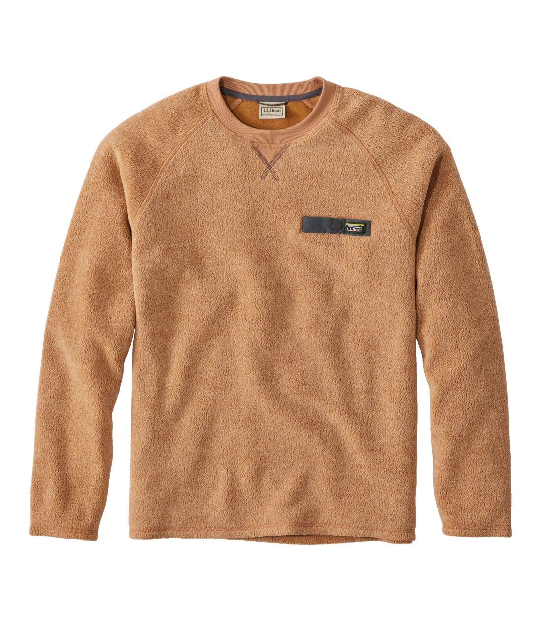 タンブルド・シェルパ・フリース、クルーネック