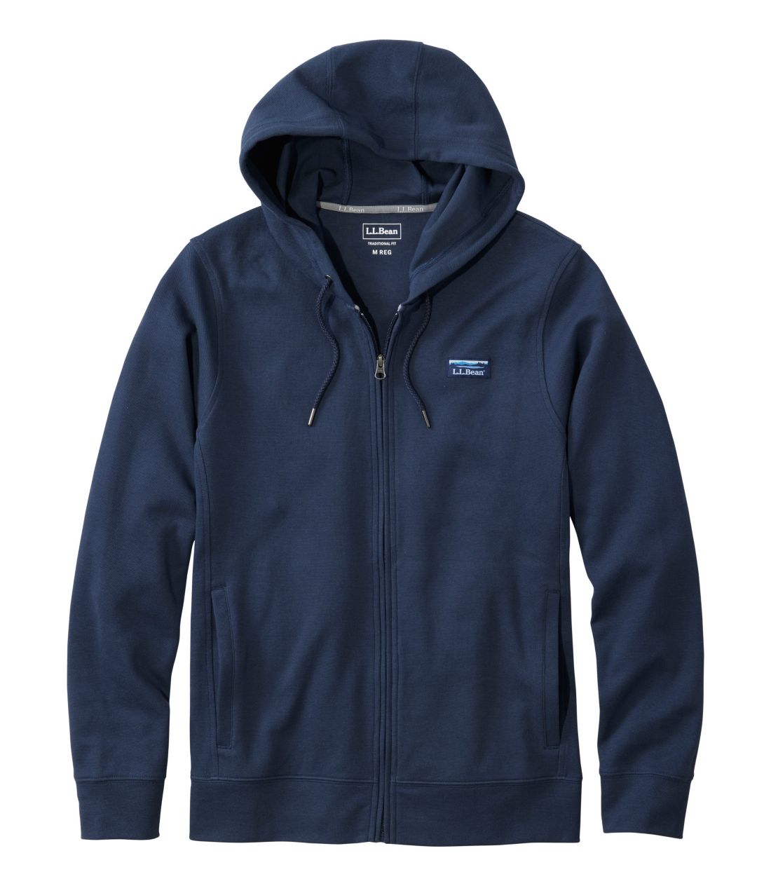 コンフォート・ストレッチ・パフォーマンス・ピケ、フルジップ　フーディ