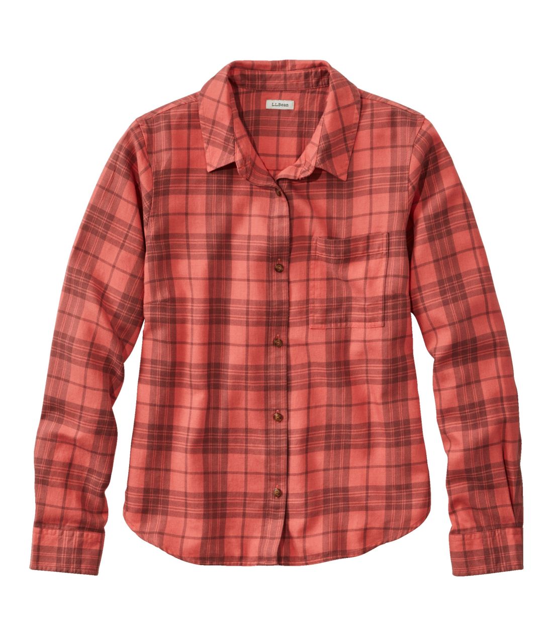 フェザー・ソフト・ツイル・シャツ、長袖