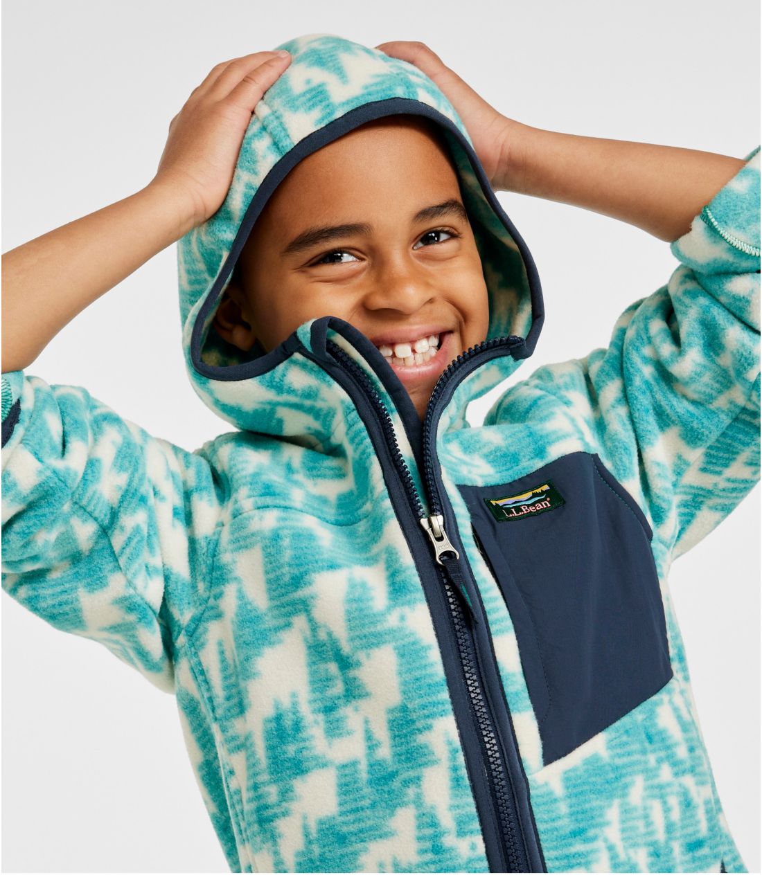 キッズ・レトロ・マウンテン・クラシック・フリース・ジャケット