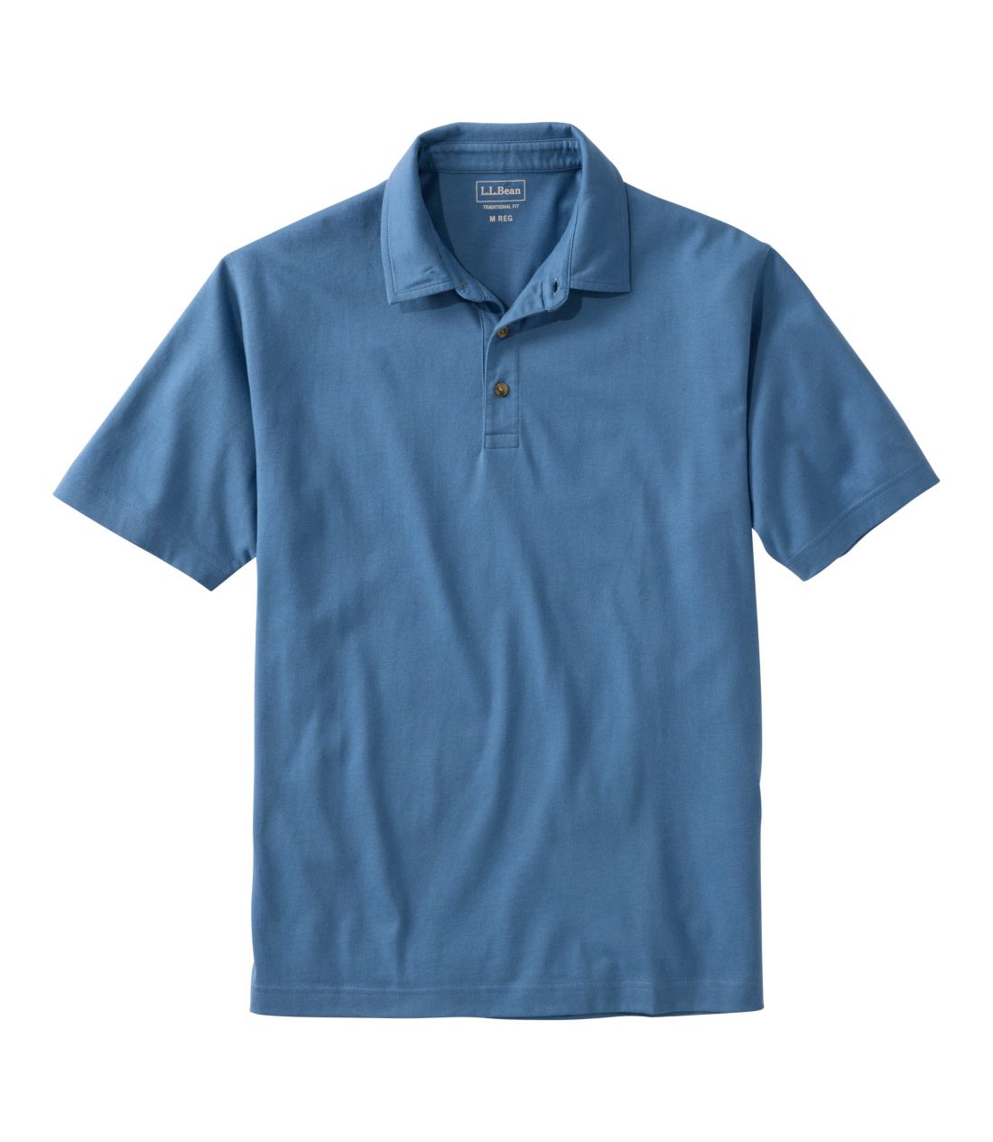 ケアフリー・アンシュリンカブル・ポロシャツ、半袖