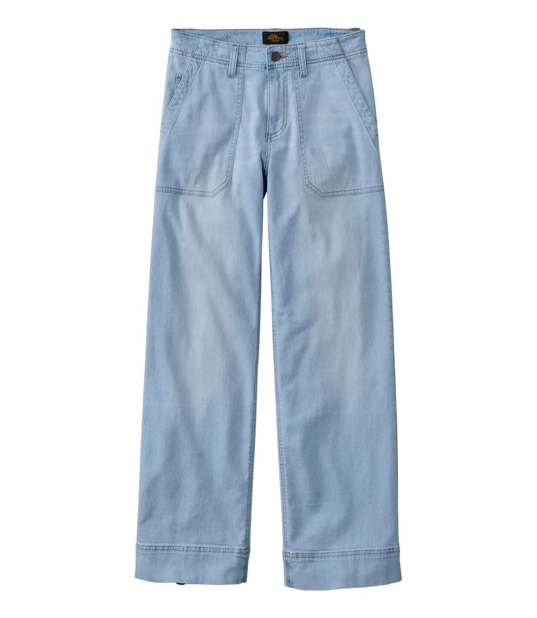 シグネチャー・ユーティリティ・ジーンズ、ミッドライズ　ワイドレッグ　アンクル