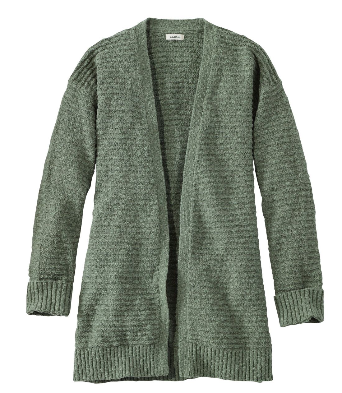 ミッドウェイト・コットン・スラブ・カーディガン