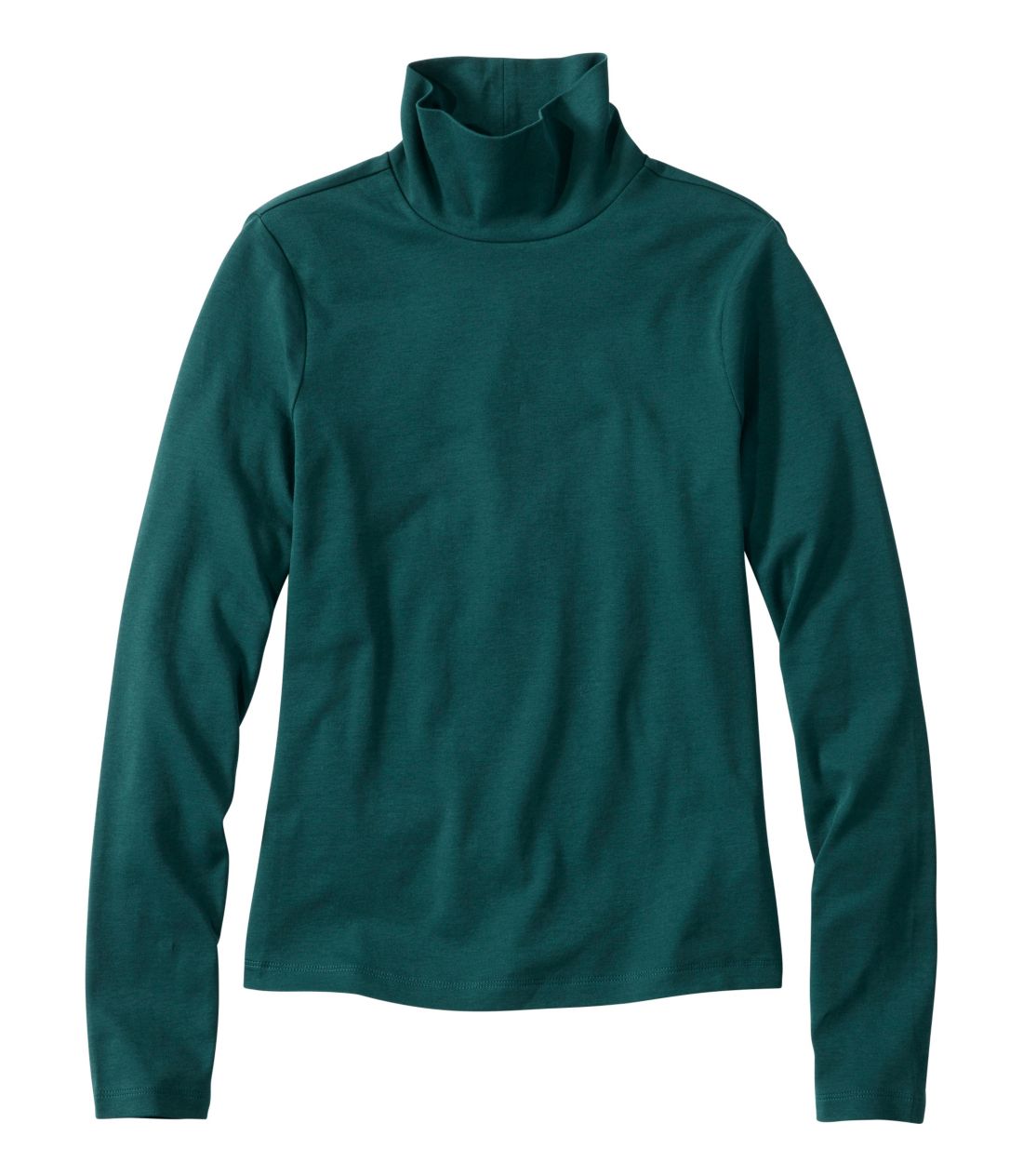 シグネチャー・ライトウェイト・コットン・タートルネック