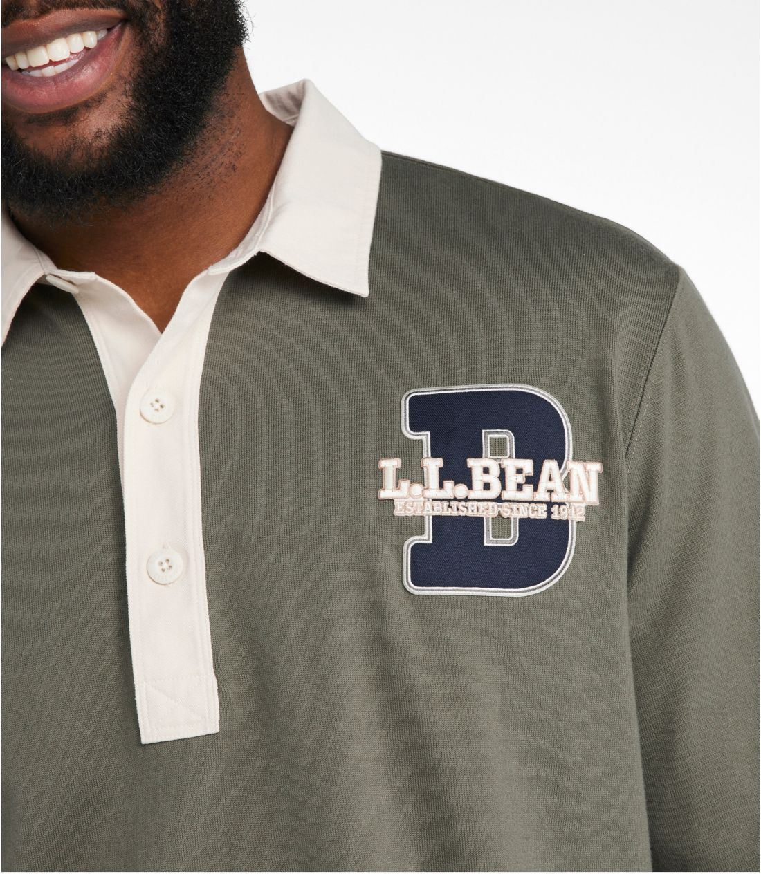 メンズ ビンテージ・ソフト・ラグビー、エンブロイダリー 通販