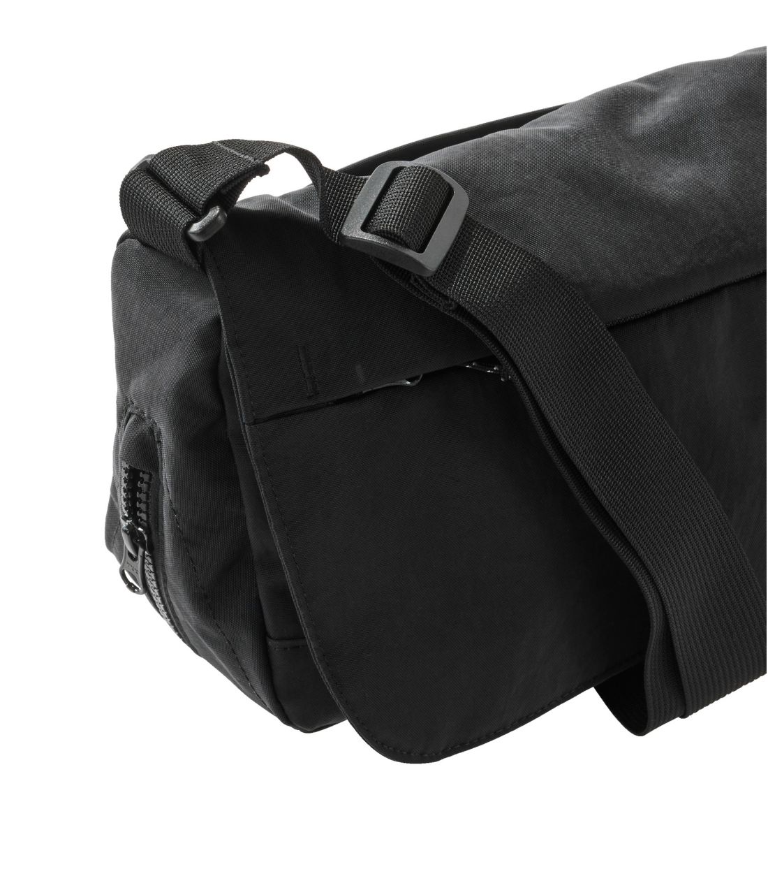 usa製 llbeanボディバッグ メッシュポケット ショルダー 3way 黒 Lee（リー） ショルダーバッグ バッグ 推し活 ヨコ ショルダーバッグ