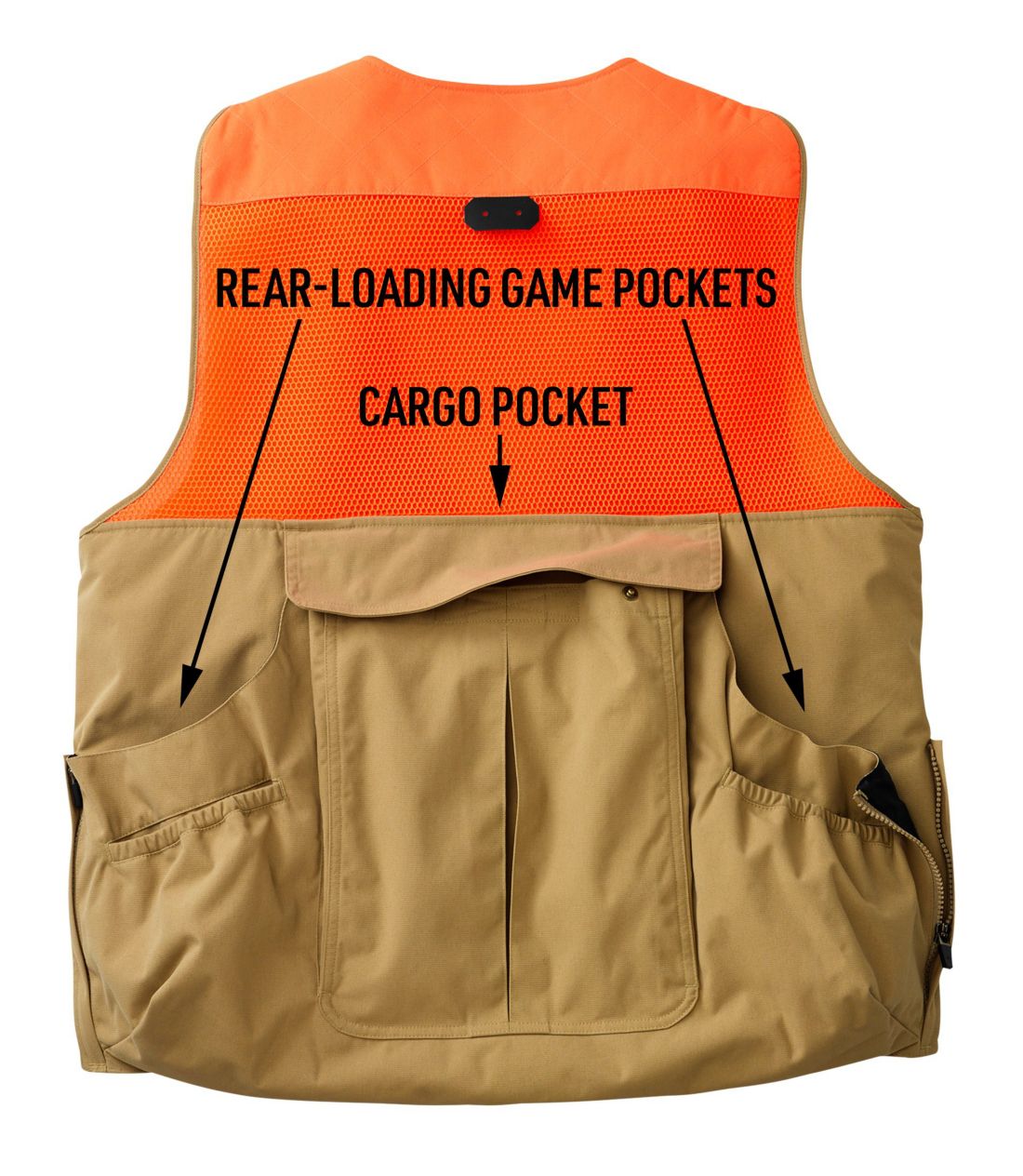 メンズ ダブル・エル・アップランド・ハンターズ・ベスト、ナイロン