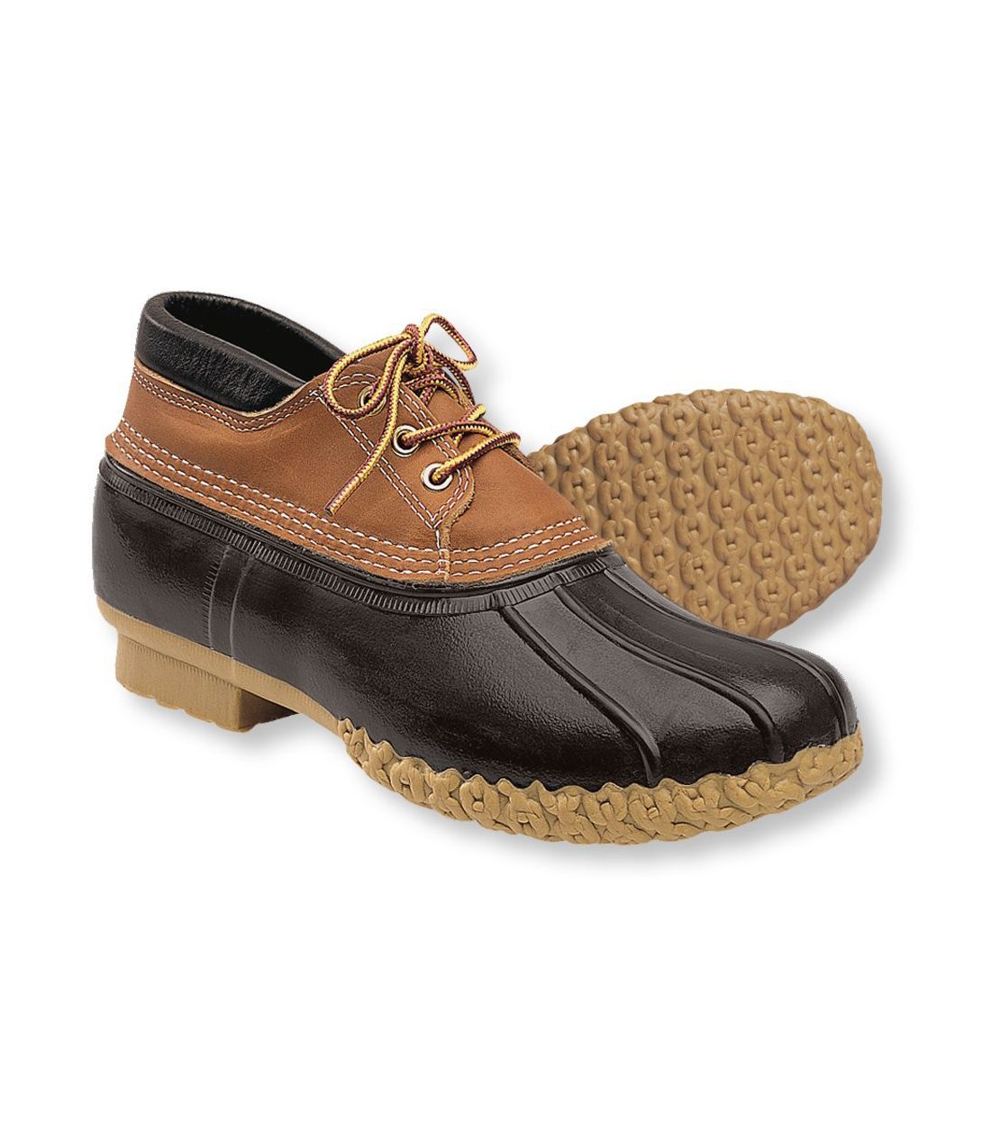 90s USA製 L.L.Bean 7ホール ビーンブーツ タン×ブラウン 7M