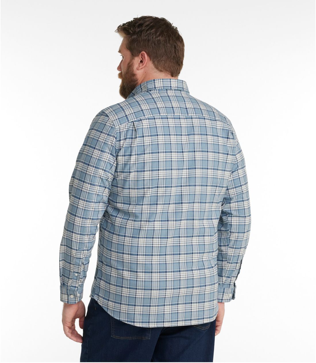 メンズ コンフォート・ストレッチ・オックスフォード・シャツ