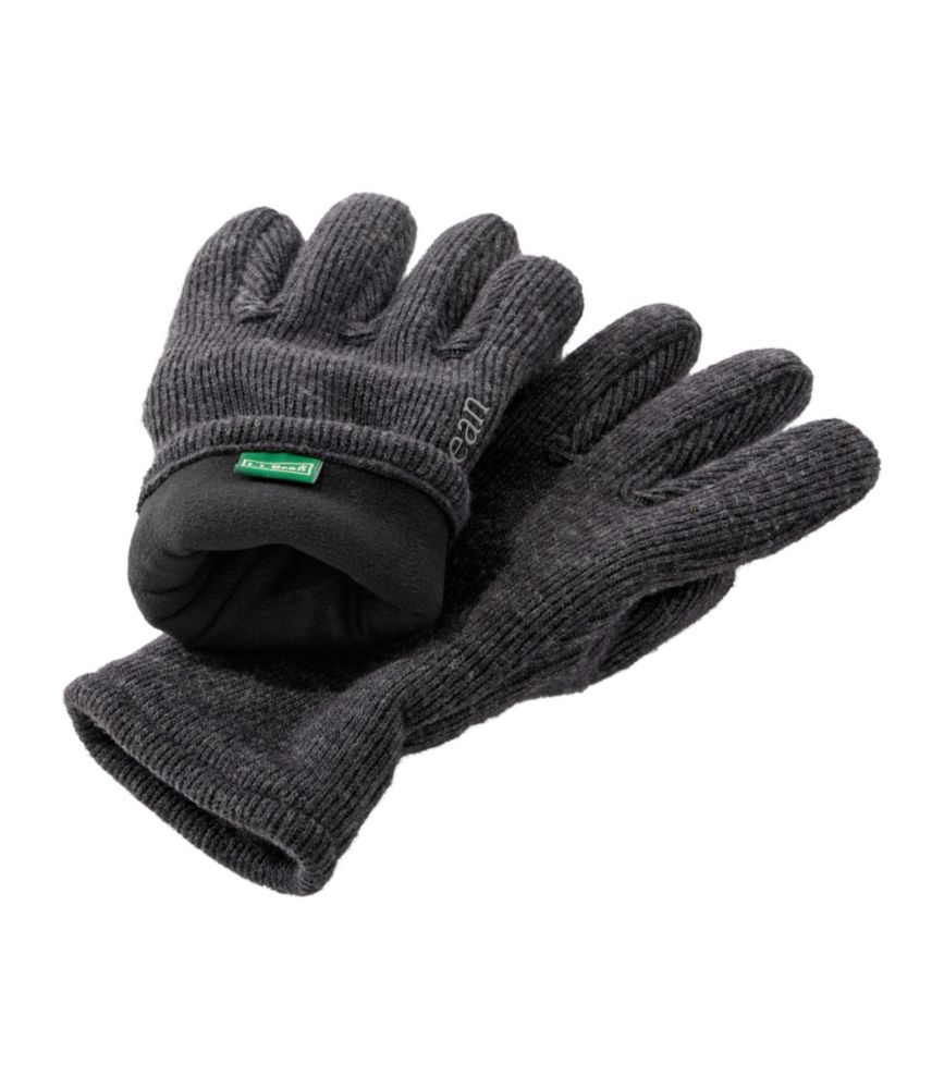 Gray Men s Windproof Wool Glove L L.L.Bean