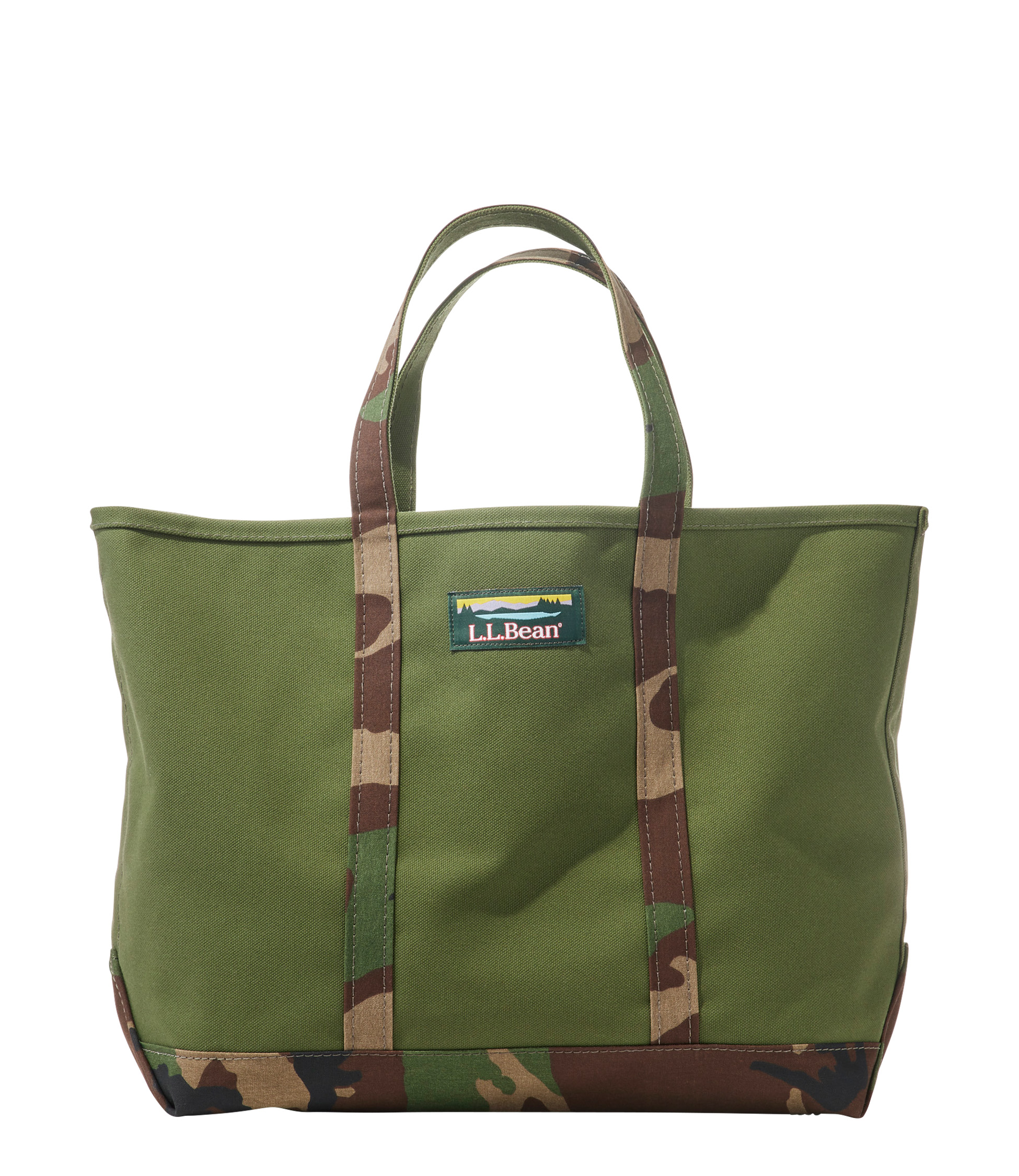 ボート・アンド・トート、オープントップ　カモフラージュ　レギュラー・ハンドル