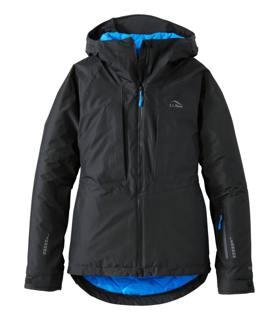 15 LLBean プリマロフト スキージャケット レディースM 水色×黒 - メルカリ