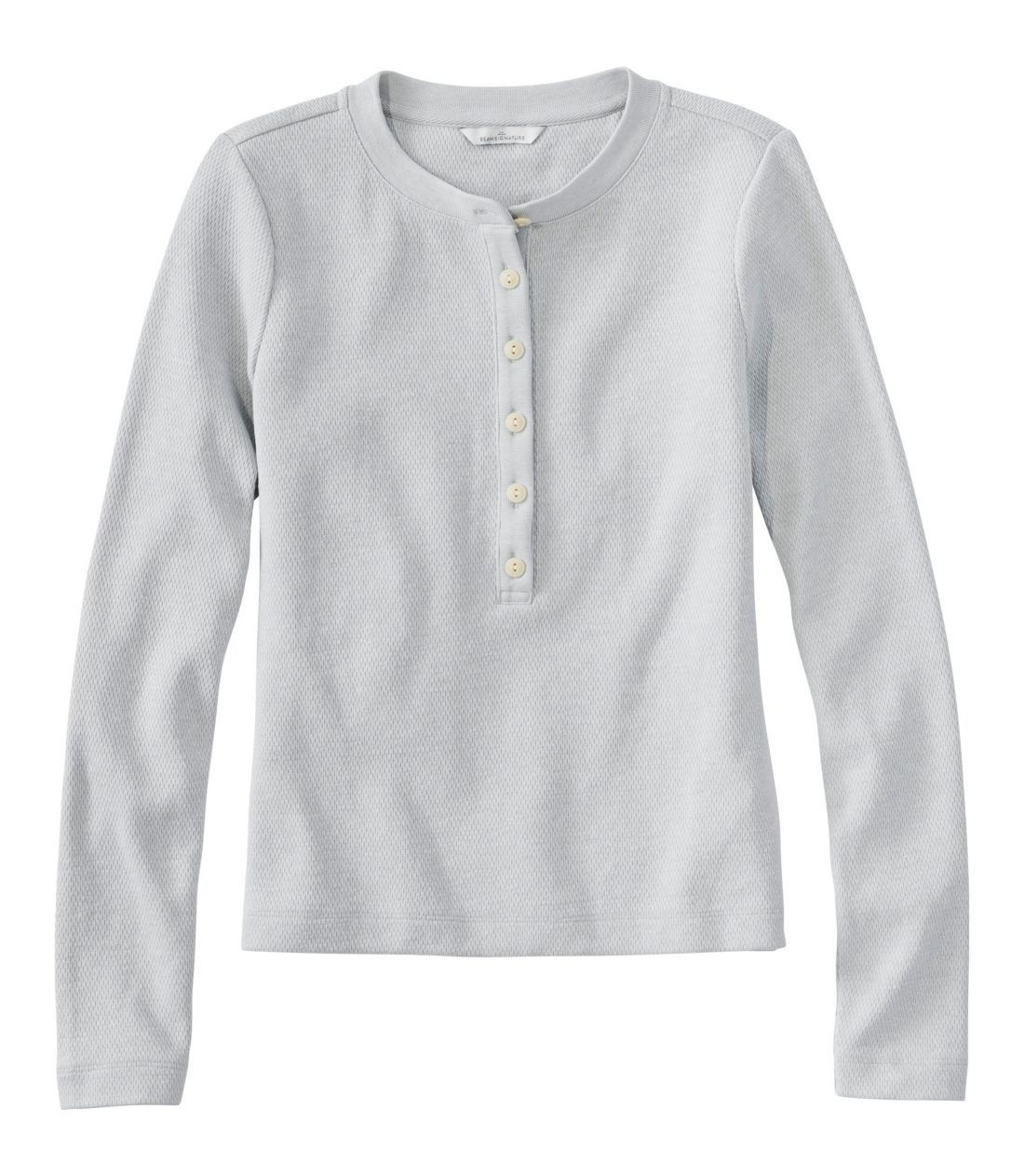 シグネチャー・プレミアム・サーマル・トップ、ヘンリー・シャツ　長袖