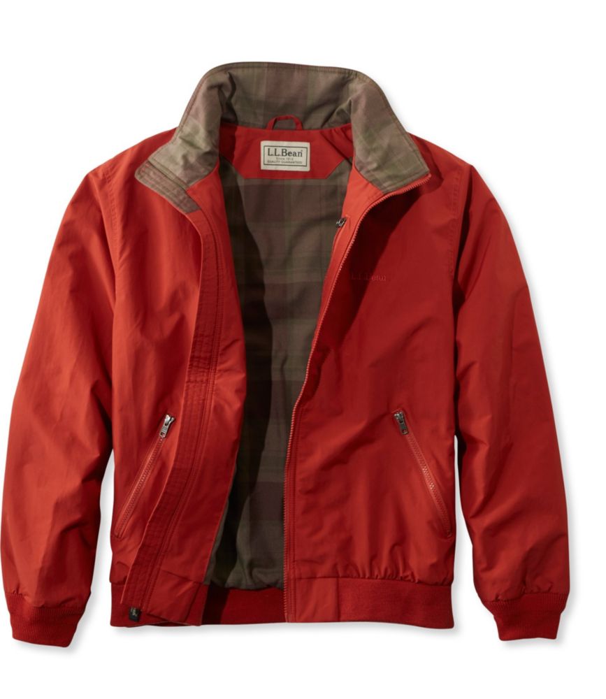 L.L.Bean(エルエルビーン) メンズ ウォーム・アップ・ジャケット、フリースの裏地付き 米国フィット・レギュラー Sサイズ Rain  HzA7Gg1GZl, 制服、作業服 - centralcampo.com.br