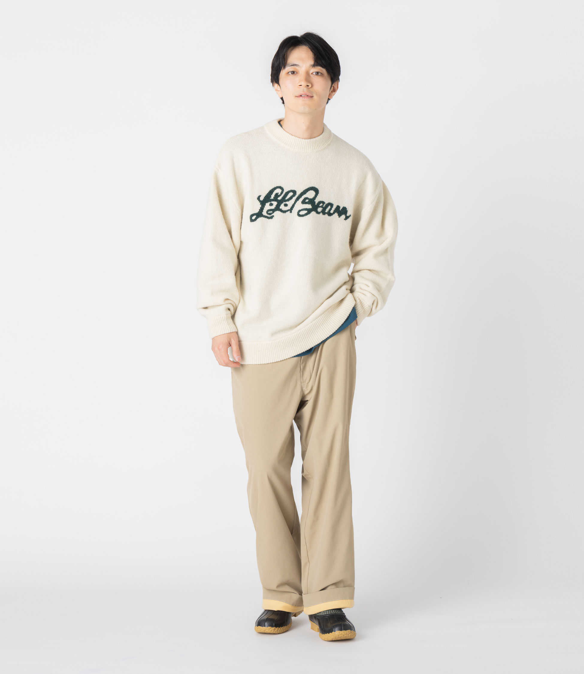 メンズ ウーリッジ・セーター・スクリプト・ロゴ 通販｜L.L.Bean