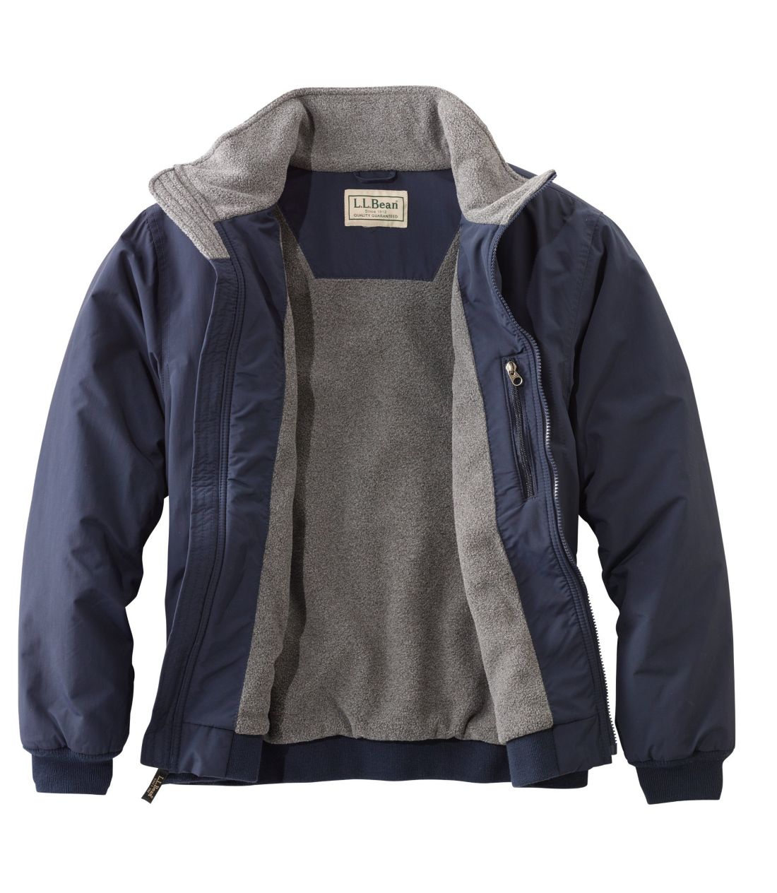 《公式》アウター/メンズ/Blue/ウォーム・アップ・ジャケット、フリースの裏地付き/Men's WARM-UP Jacket, Fleece-Lined/XXXL/L.L.Bean(エルエルビーン)